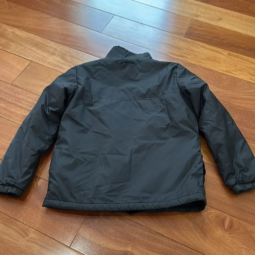 Patagonia Black Kids Reversible Shelled Microdini‎ Jacket size M
